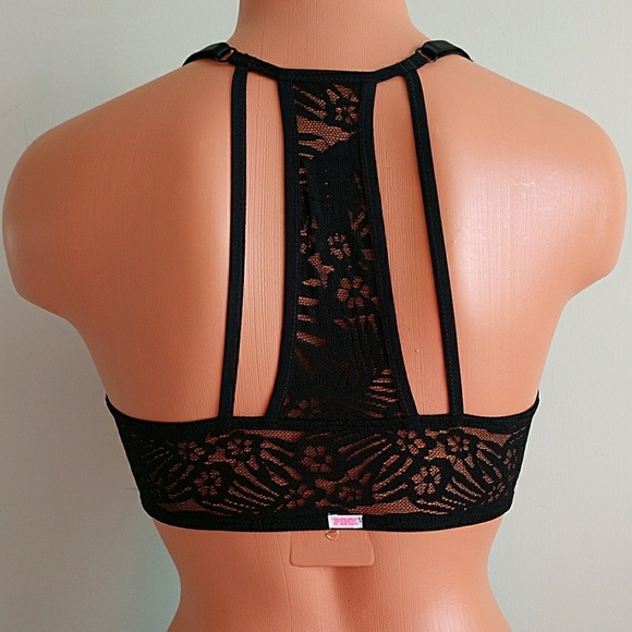 Size 32D PINK VS LIGHTLY LINED BRA + PANTY M.nwt - Picture 5 of 8